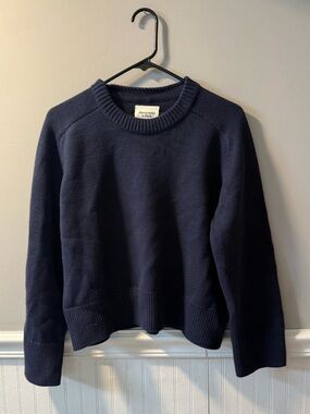 The A&F Madeline Striped Crew Sweater Small
